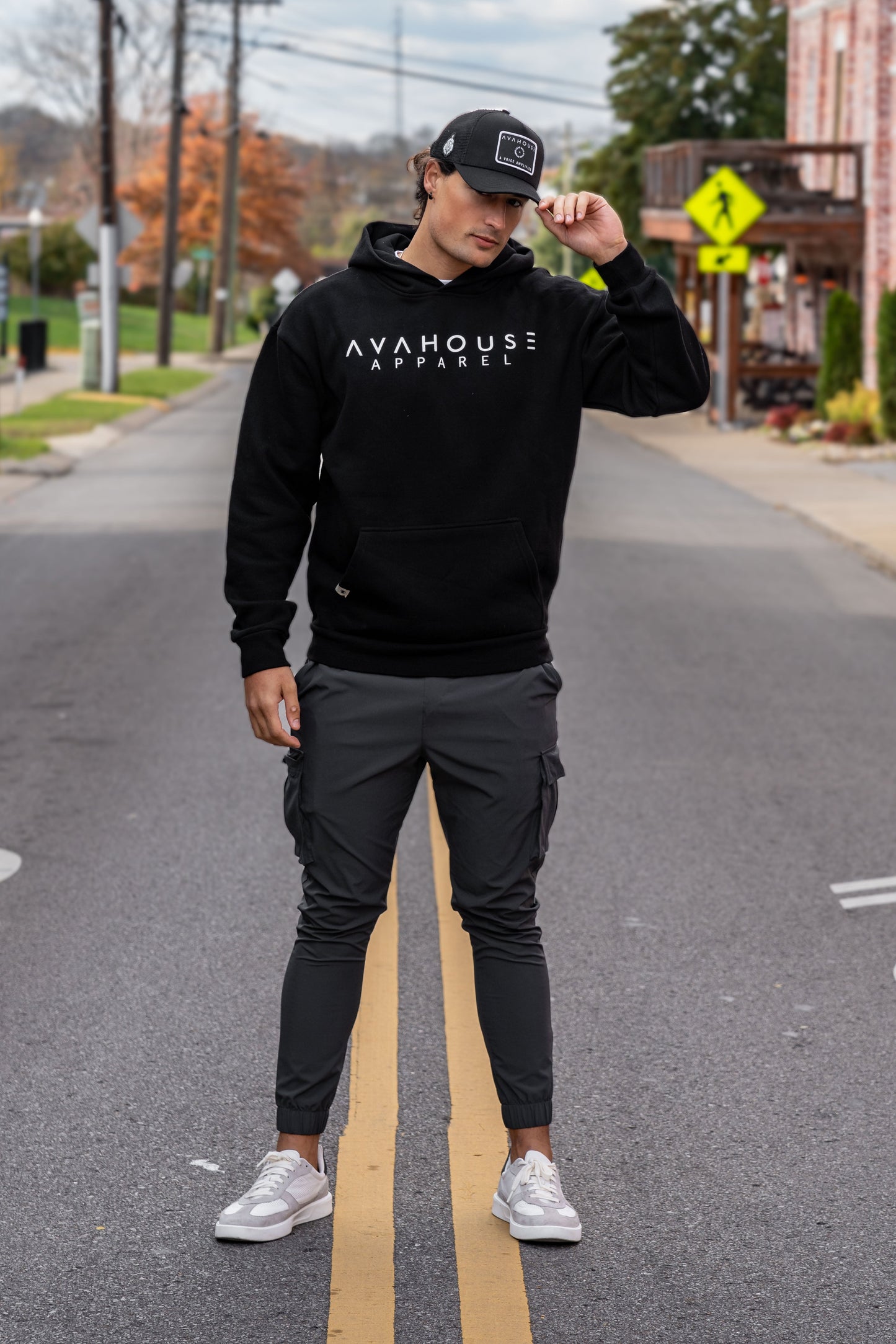 Avahouse Oversized Fleece Hoodie – Black | Avahouse Apparel