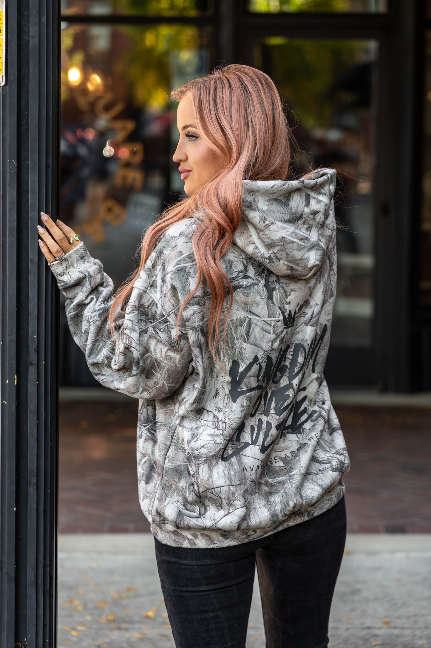 Kingdom Over Culture White Hoodie | Avahouse Apparel - Hurtarte Studios Collab (Pre-Sale Limited Edition)