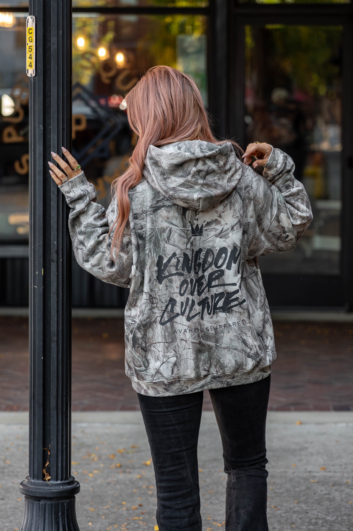 Kingdom Over Culture White Hoodie | Avahouse Apparel - Hurtarte Studios Collab (Pre-Sale Limited Edition)