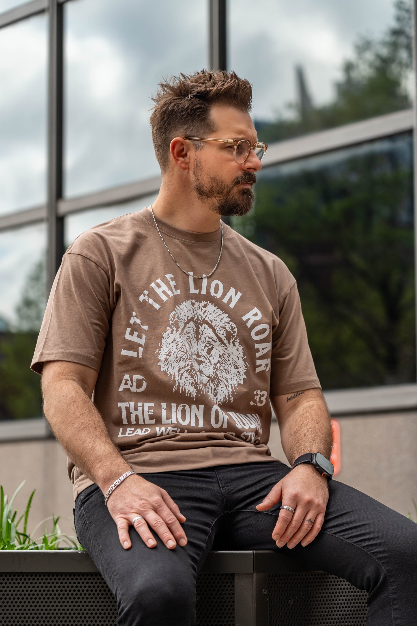 Lion of Judah Tee – Sand | Avahouse Apparel