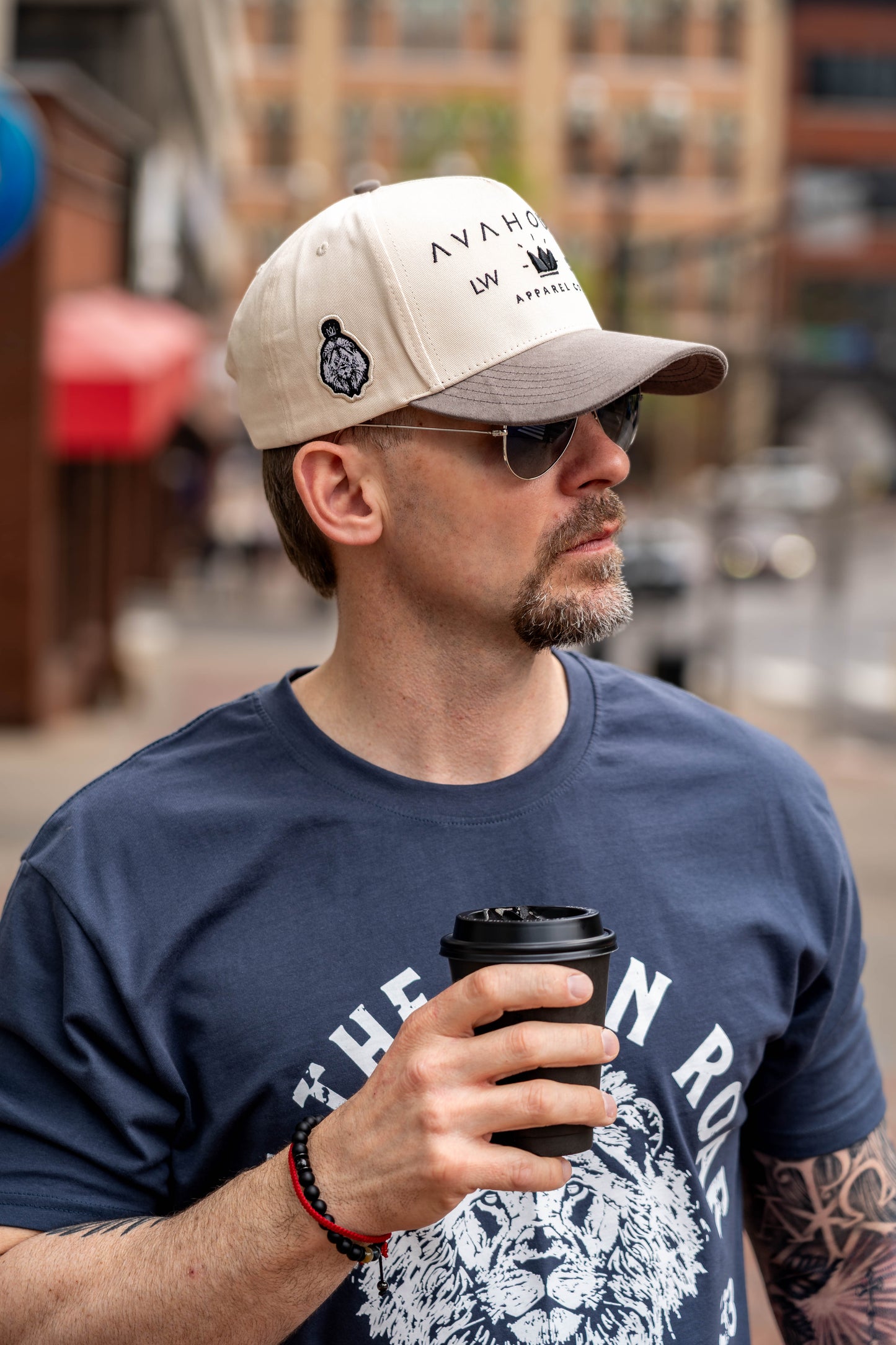 The Original Snapback – Suede Bill Sand / Vintage Taupe | Avahouse Apparel