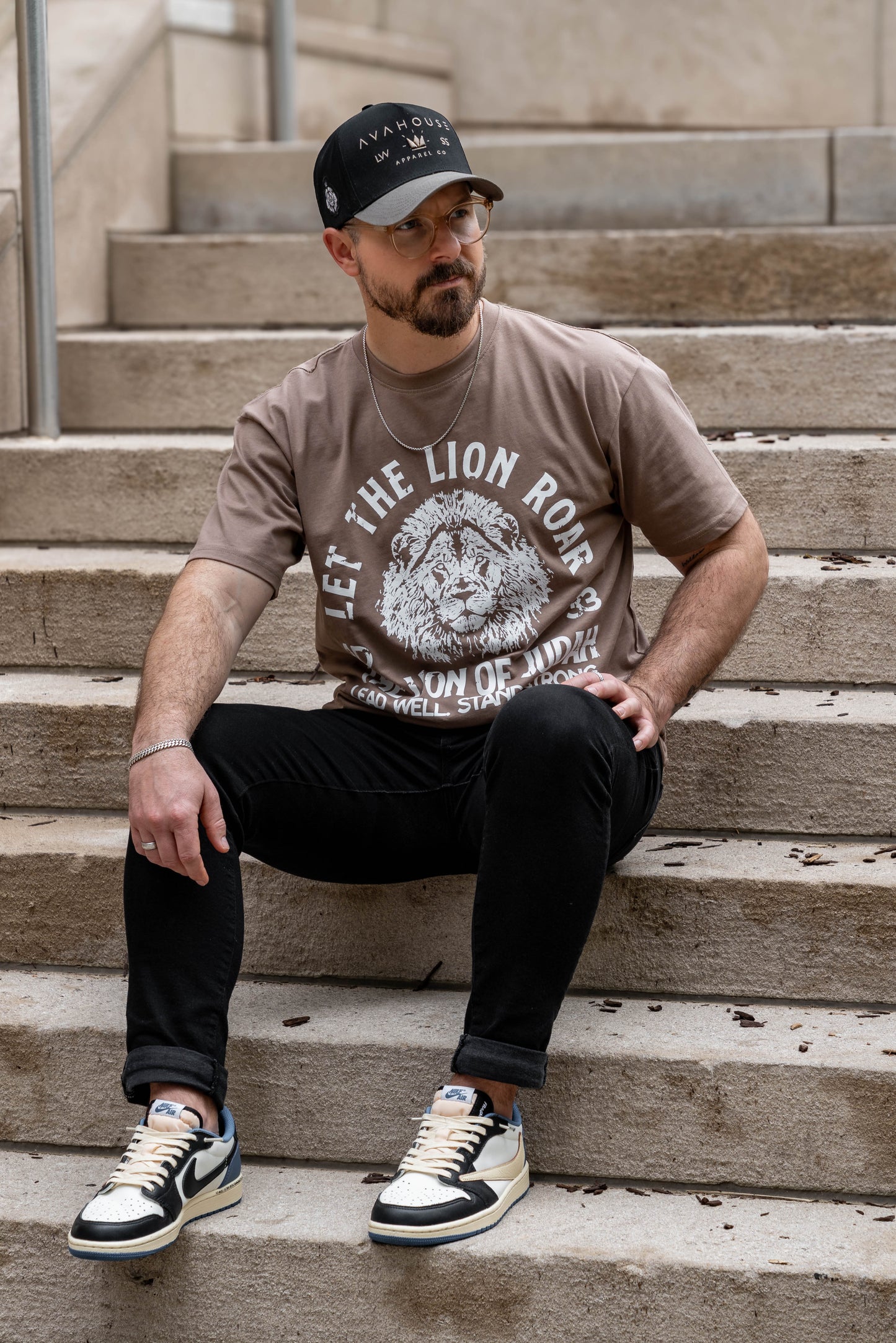 The Original Snapback – Vintage Black / Stone Grey | Avahouse Apparel