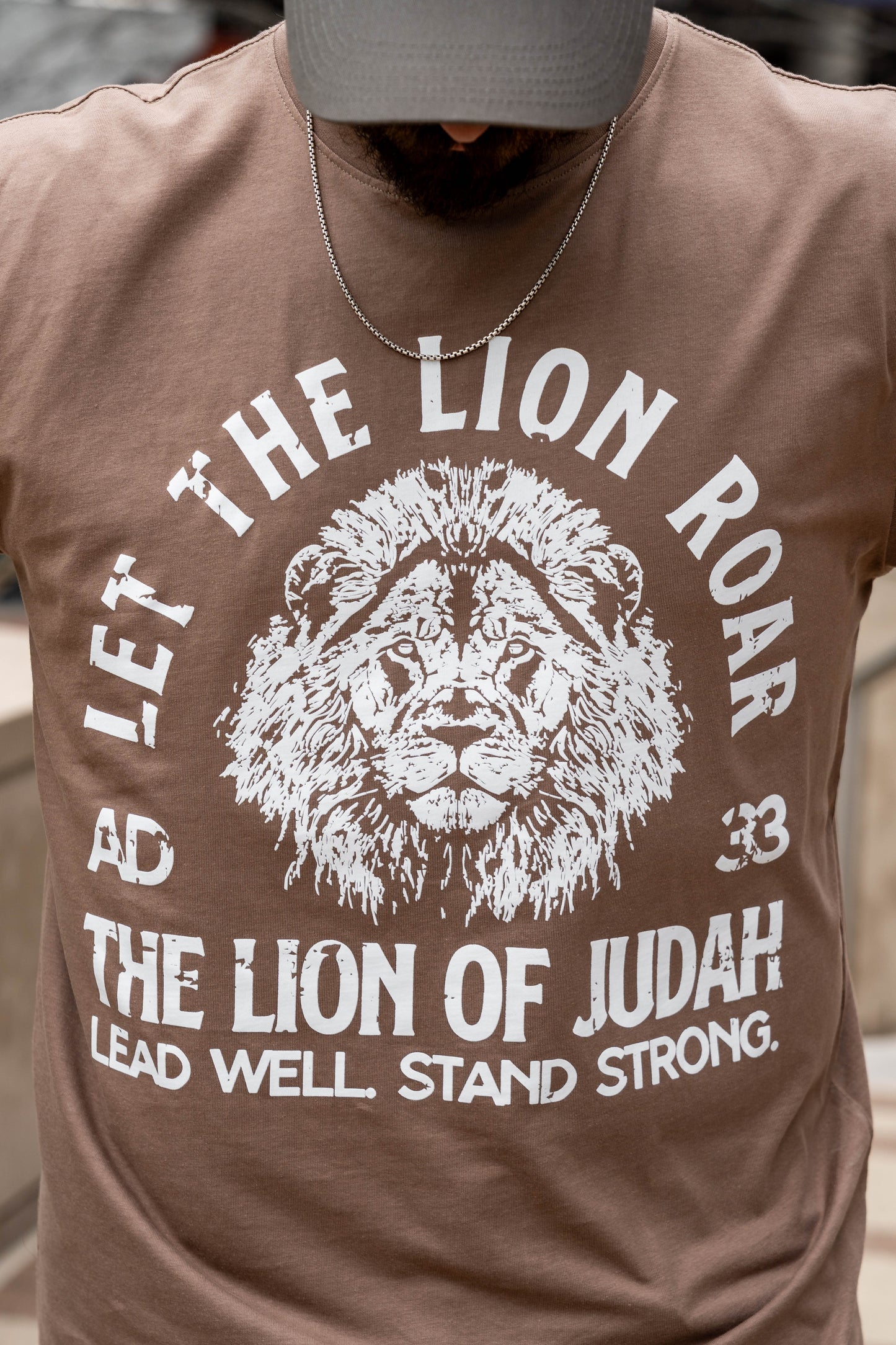 Lion of Judah Tee – Sand | Avahouse Apparel