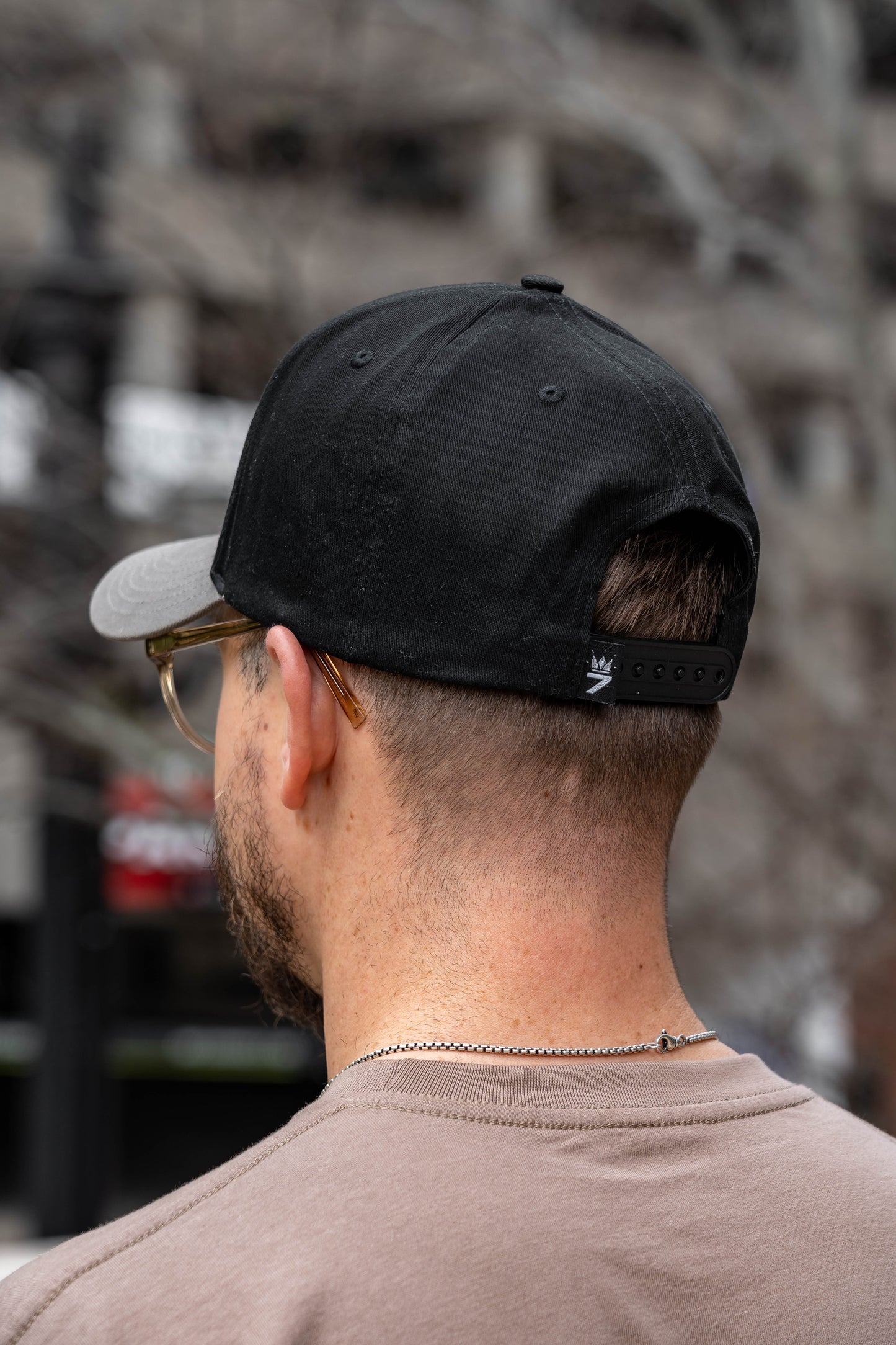 The Original Snapback – Vintage Black / Stone Grey | Avahouse Apparel