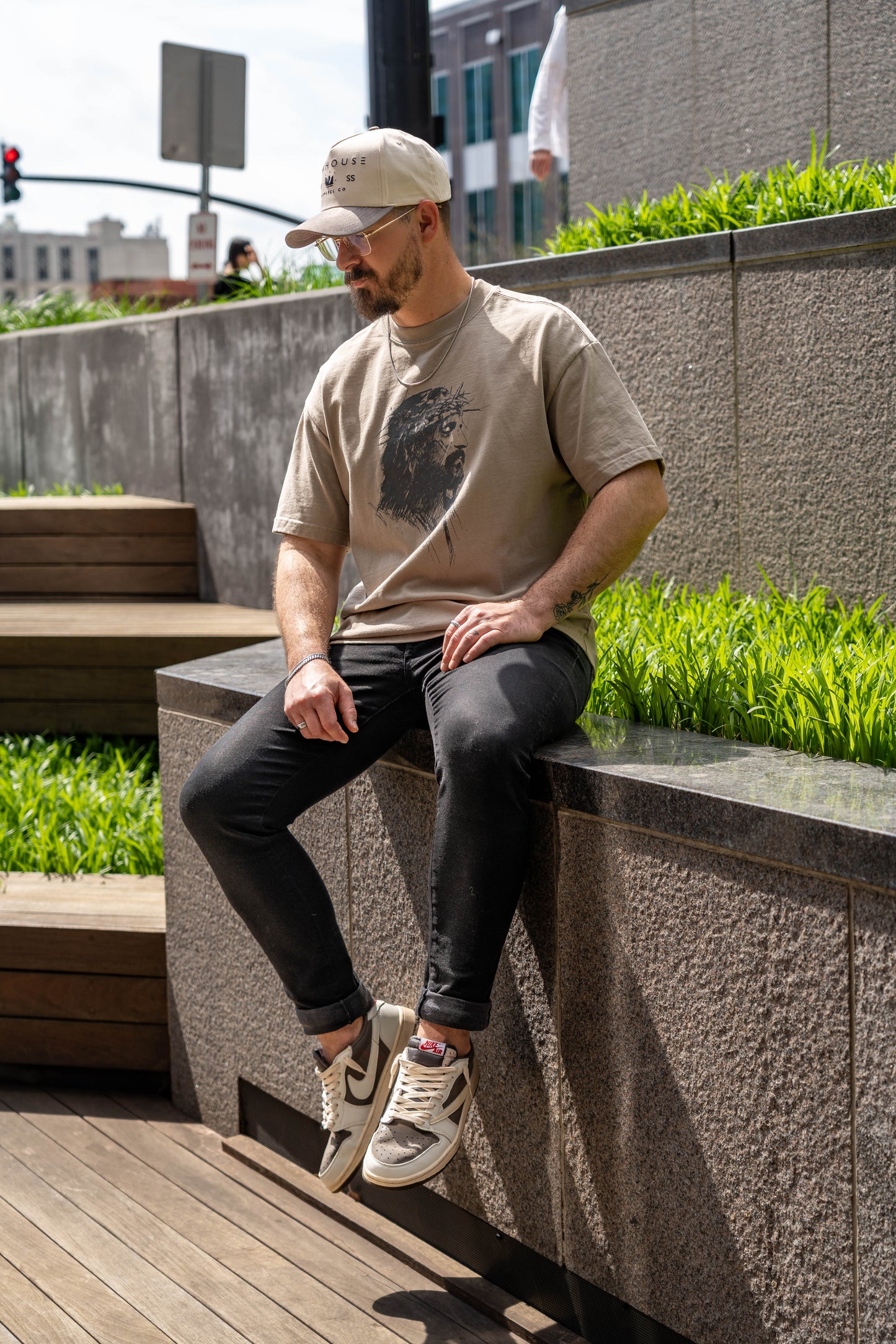 No Greater Love Luxe Cotton Tee – Taupe | Avahouse Apparel