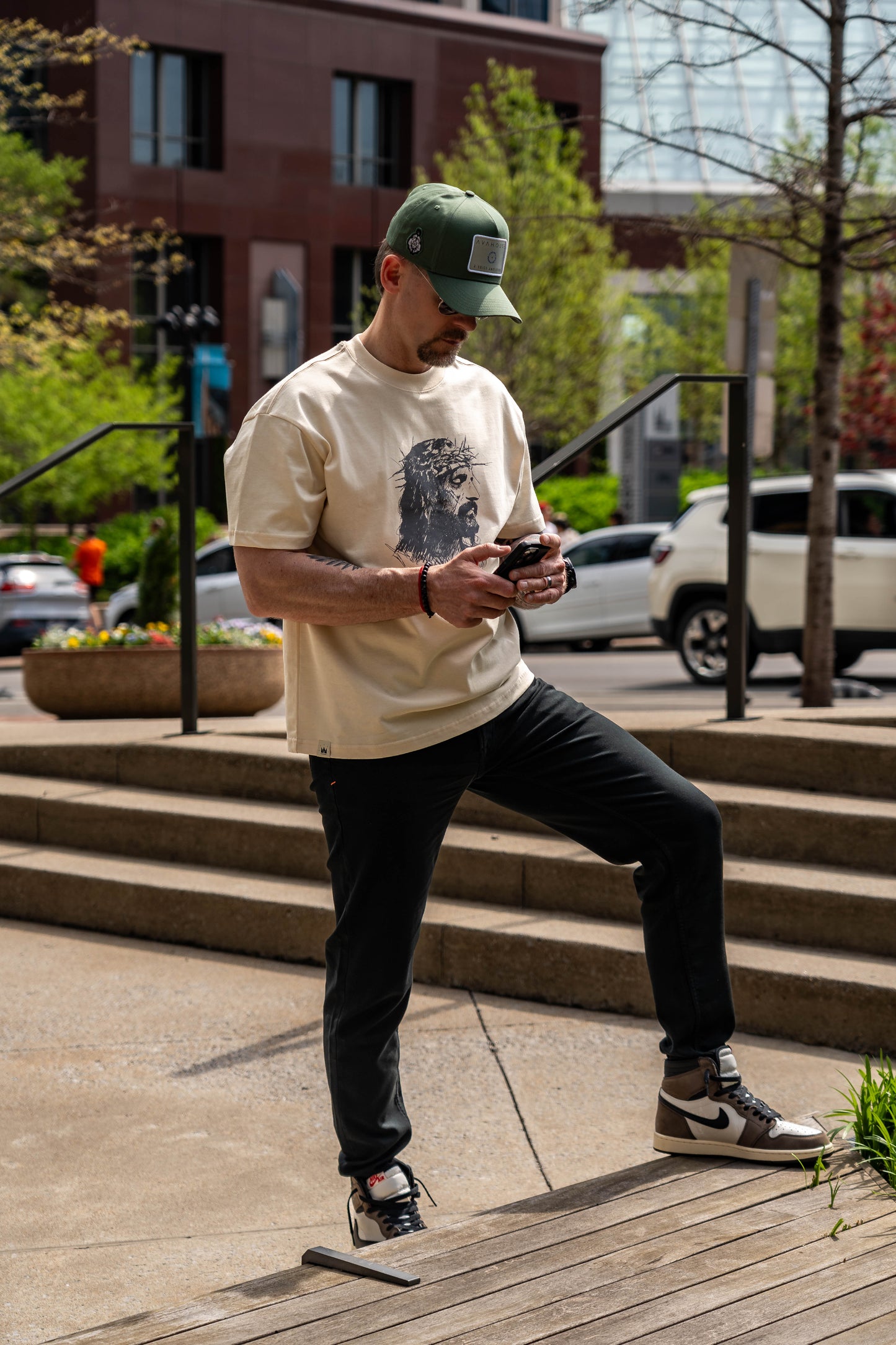 No Greater Love Luxe Cotton Tee – Ivory | Avahouse Apparel