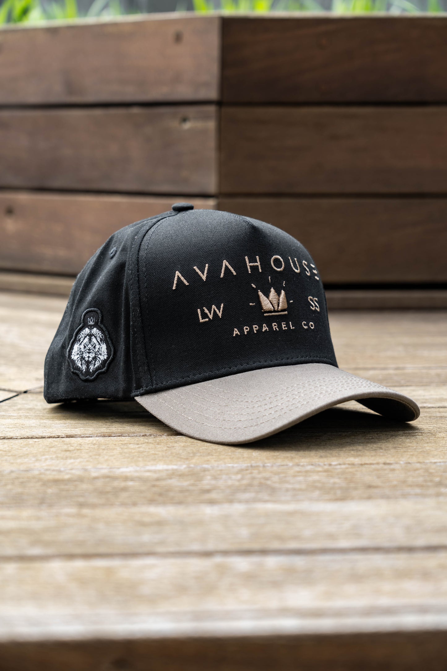 The Original Snapback – Vintage Black / Stone Grey | Avahouse Apparel