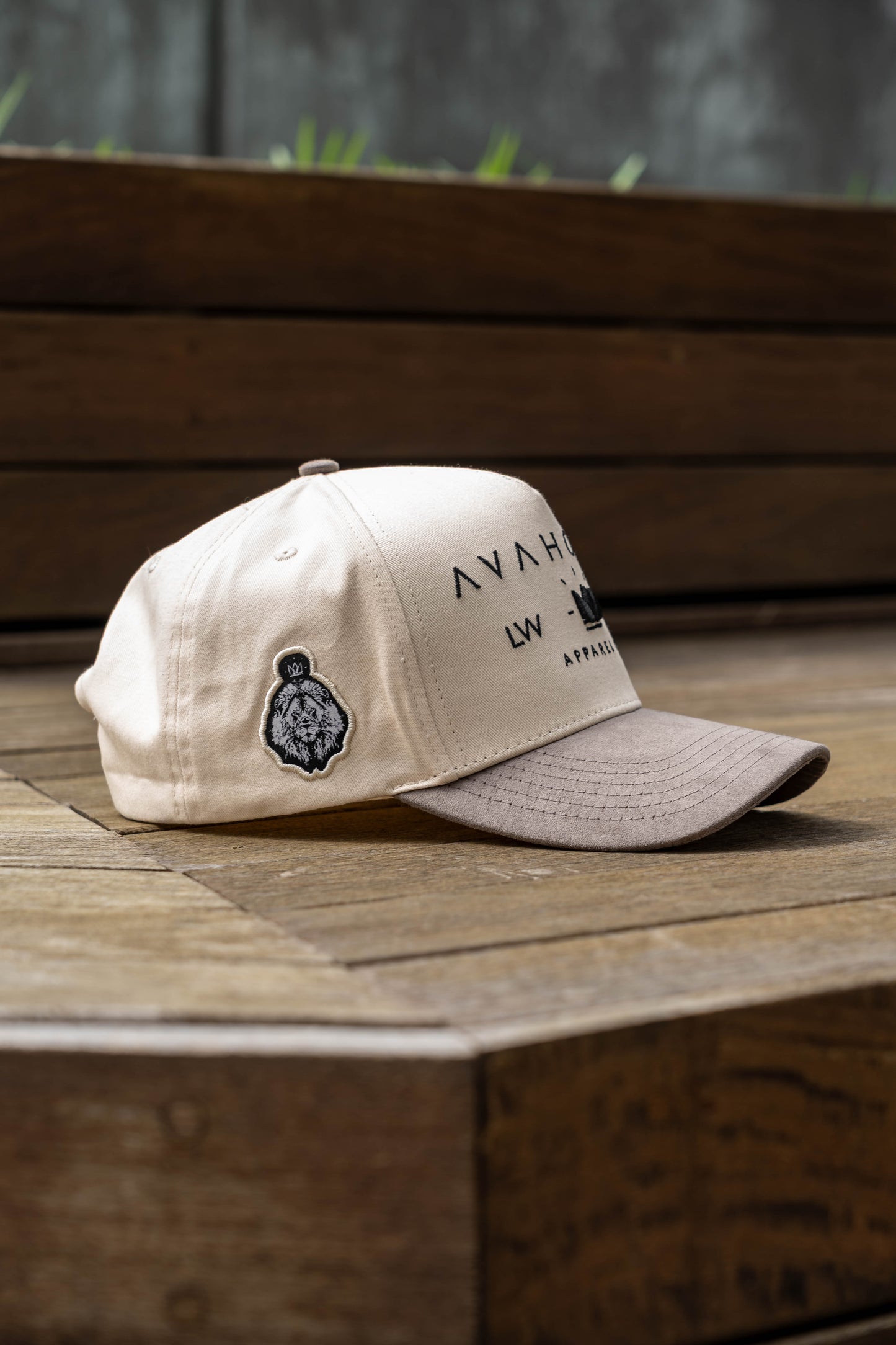 The Original Snapback – Suede Bill Sand / Vintage Taupe | Avahouse Apparel