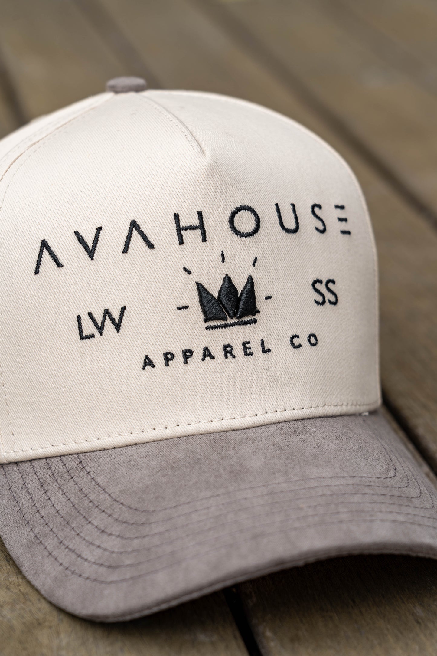 The Original Snapback – Suede Bill Sand / Vintage Taupe | Avahouse Apparel