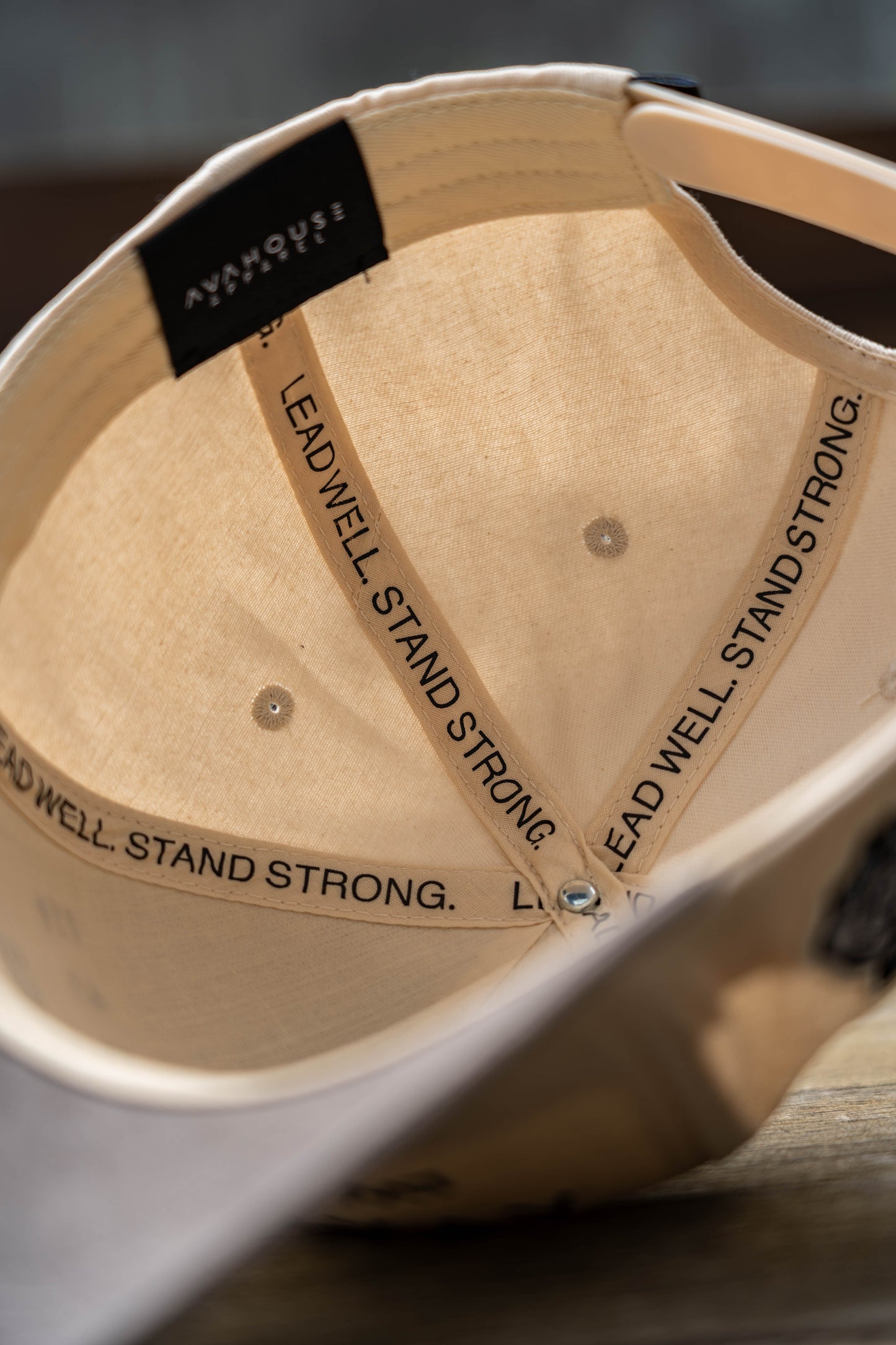 The Original Snapback – Suede Bill Sand / Vintage Taupe | Avahouse Apparel