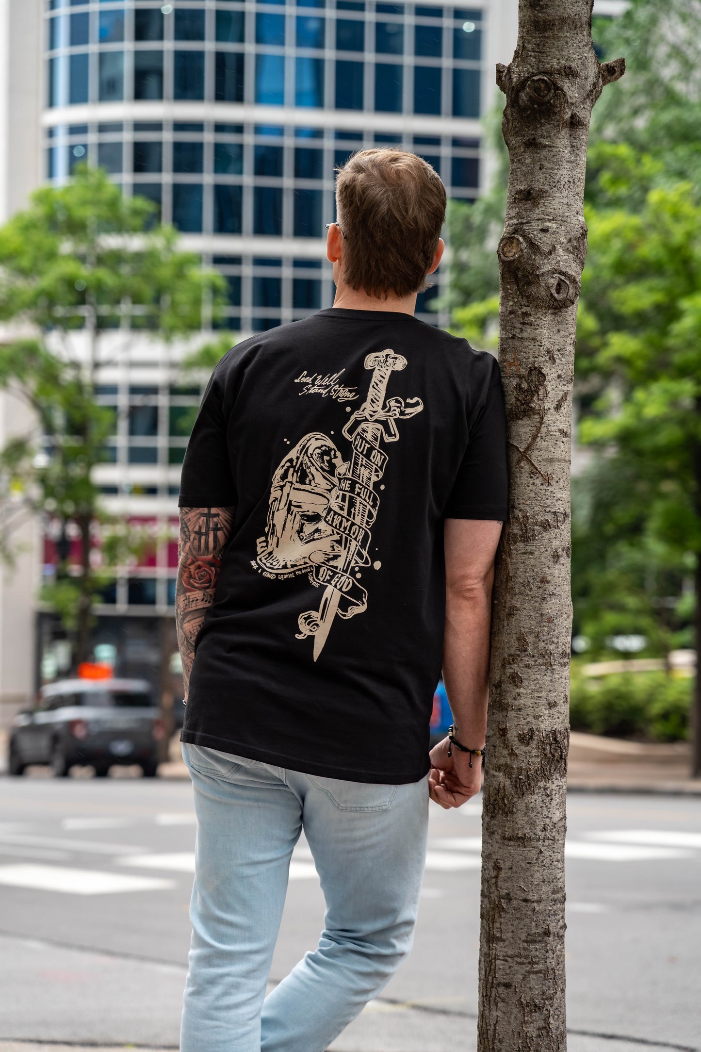 Armor of God Tee – Black | Avahouse Apparel - Hurtarte Studio Collab Collab (Preorder Now)