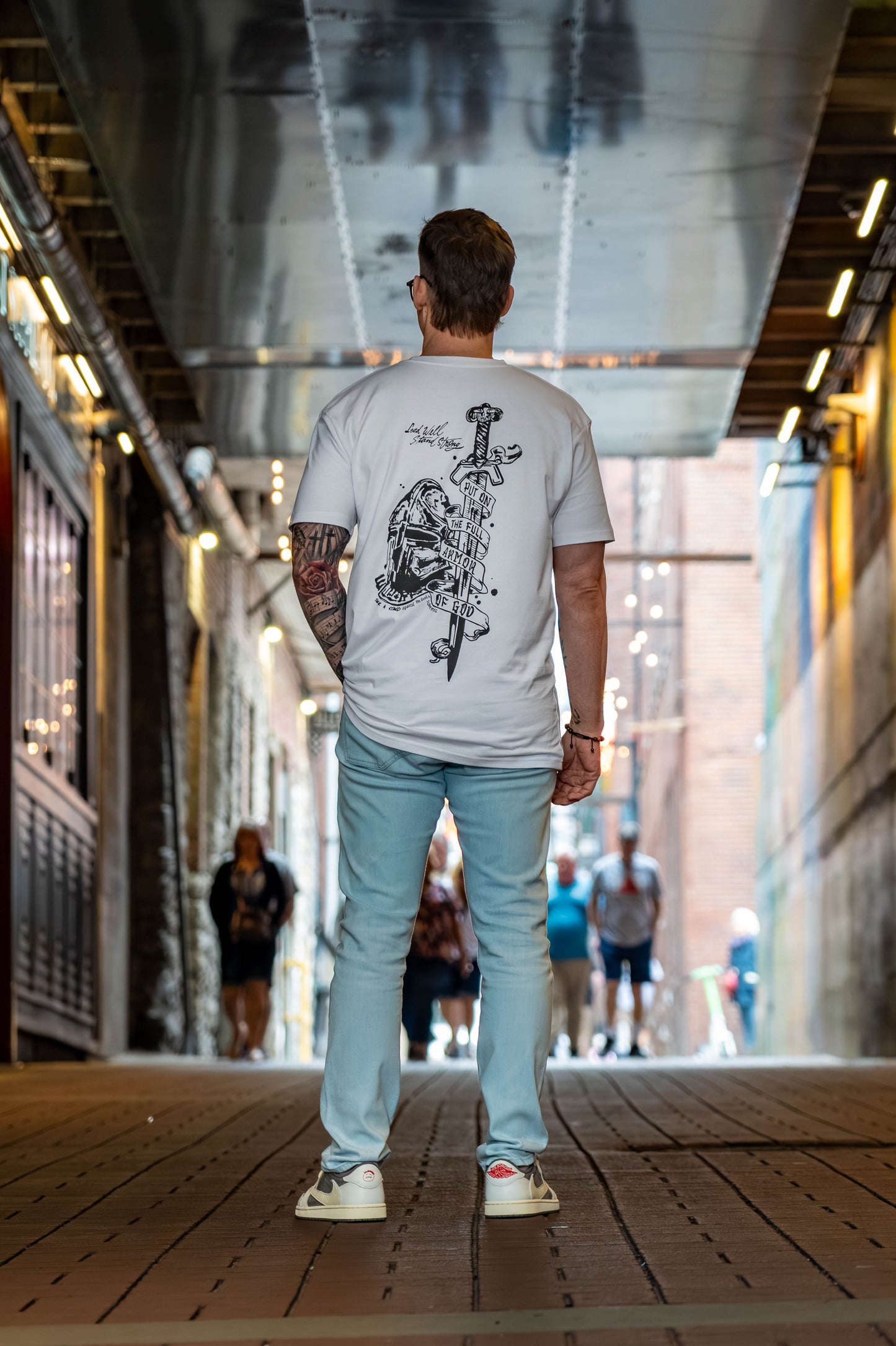 Armor of God Tee – White | Avahouse Apparel - Hurtarte Studio Collab (Preorder Now)