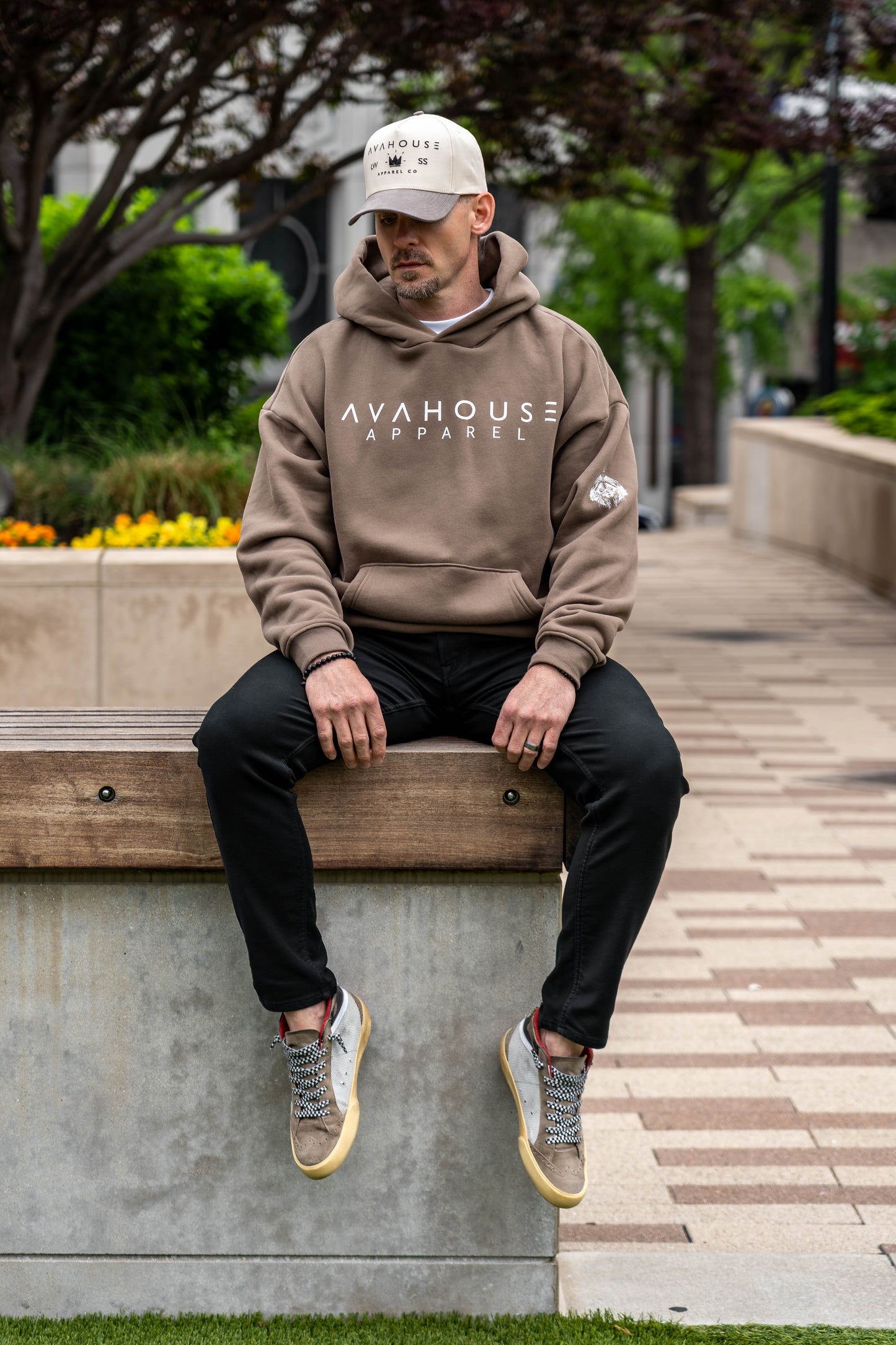 Avahouse Oversized Fleece Hoodie – Vintage Taupe | Avahouse Apparel