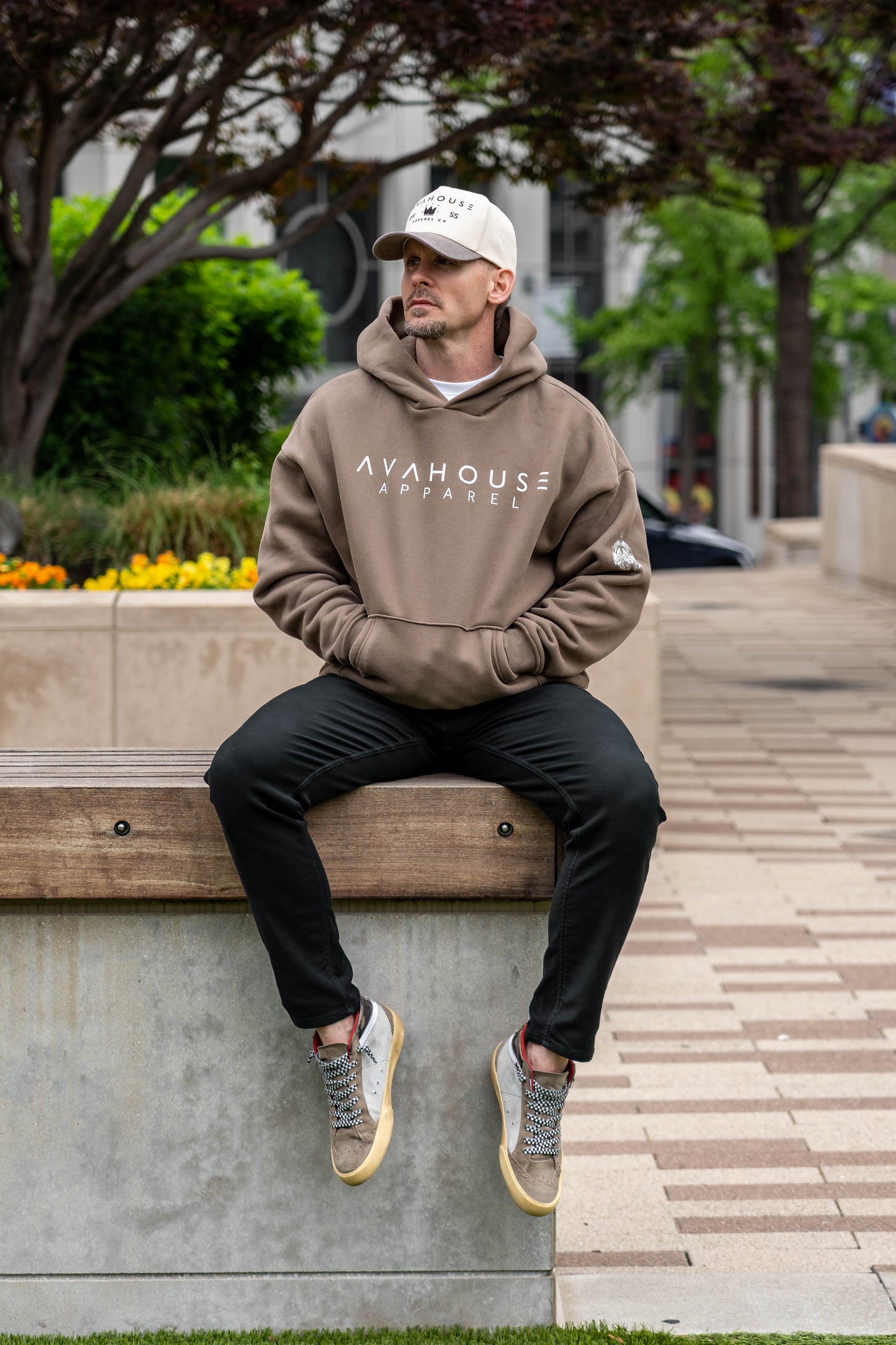 Avahouse Oversized Fleece Hoodie – Vintage Taupe | Avahouse Apparel