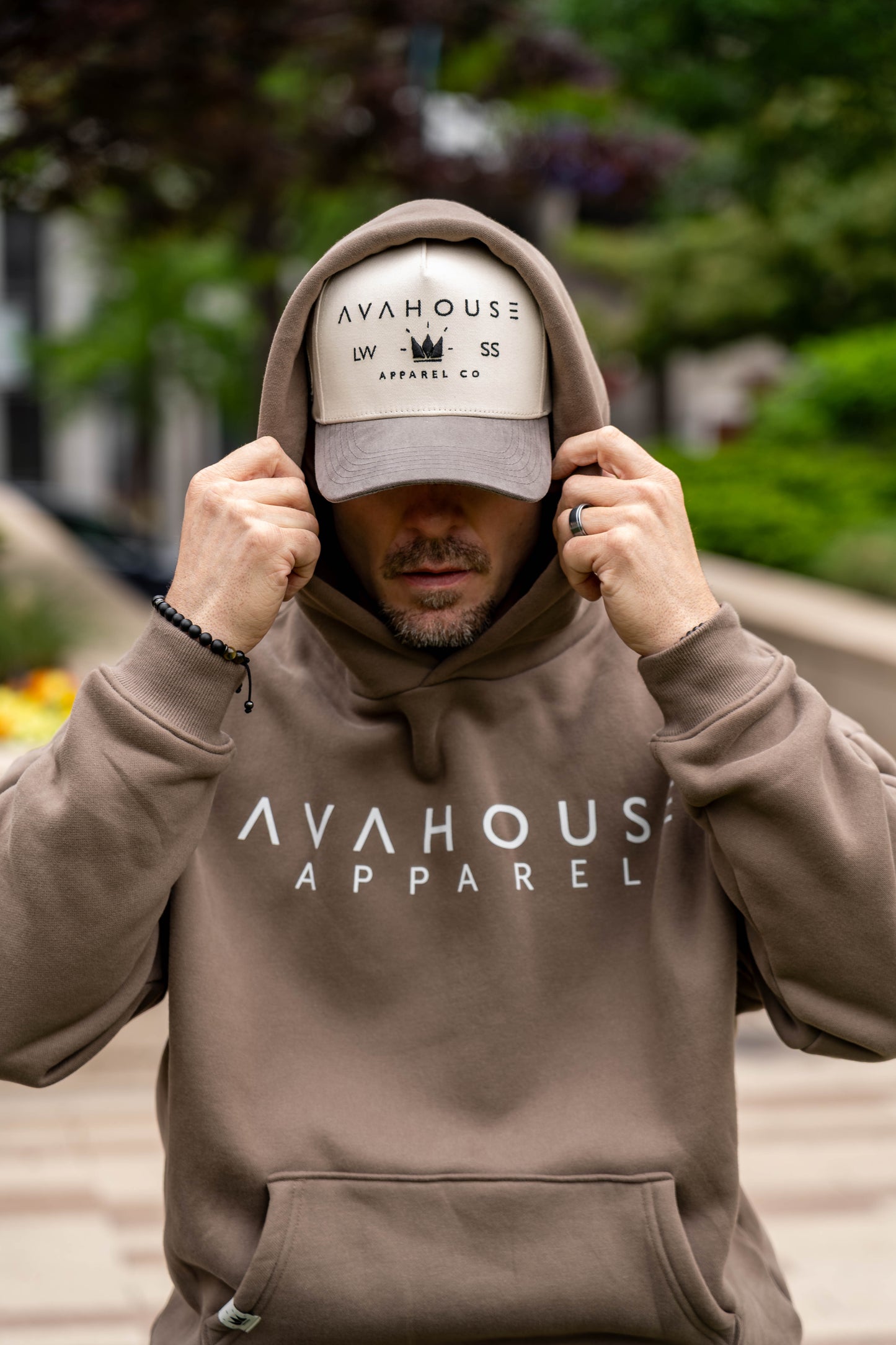 Avahouse Oversized Fleece Hoodie – Vintage Taupe | Avahouse Apparel