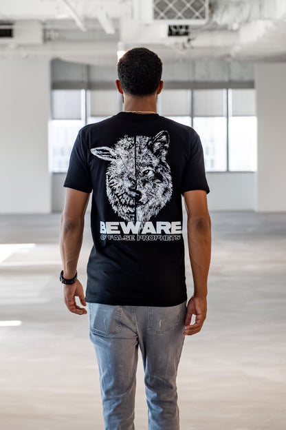 BEWARE OF FALSE PROPHETS Premium Cotton Tee