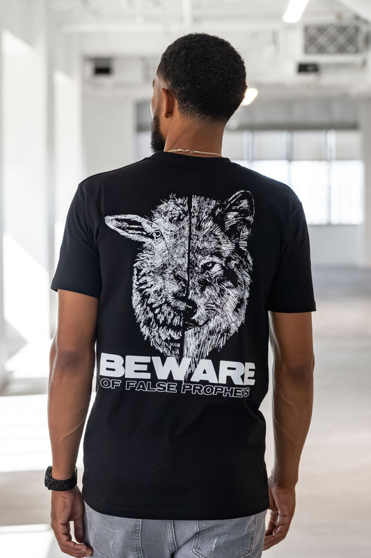 BEWARE OF FALSE PROPHETS Premium Cotton Tee