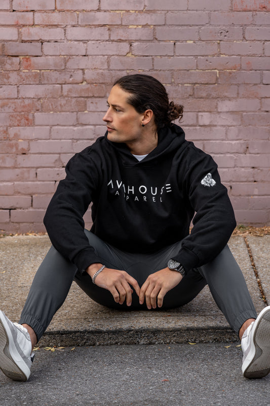 Avahouse Oversized Fleece Hoodie – Black | Avahouse Apparel