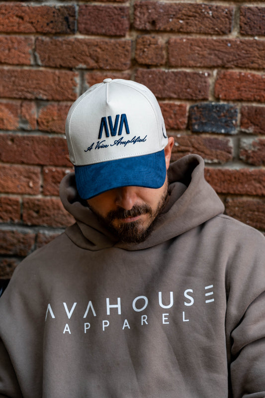 AVA “Amplified” Suede Bill Snapback | Avahouse Apparel - Hurtarte Studio Collab (Pre-Order Now)