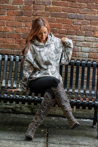Don’t Be Silent White Camo Hoodie | Avahouse Apparel (Pre-Sale Limited Edition)