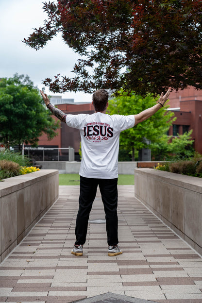 JESUS PAID IT ALL Premium Cotton Tee
