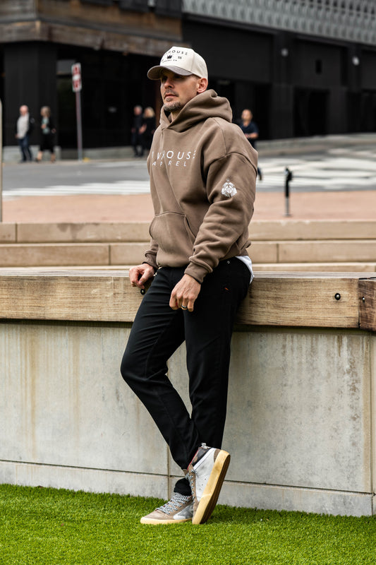 Avahouse Oversized Fleece Hoodie – Vintage Taupe | Avahouse Apparel